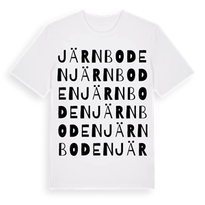 Järnboden ordlek t-shirt – ekologisk bomull t-shirt från Pinshirt