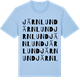 Blue Soul t-shirt med Järnlund ordlek t-shirt