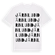 White t-shirt med Järnlund ordlek t-shirt