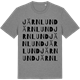 Mid Heather Gray t-shirt med Järnlund ordlek t-shirt