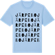 Blue Soul t-shirt med Järpebo ordlek t-shirt