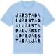 Blue Soul t-shirt med Järstadal ordlek t-shirt