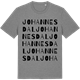 Mid Heather Gray t-shirt med Johannesdal ordlek t-shirt