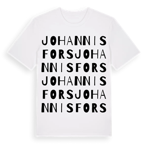 Johannisfors ordlek t-shirt – ekologisk bomull t-shirt från Pinshirt