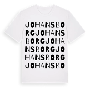 Johansborg ordlek t-shirt – ekologisk bomull t-shirt från Pinshirt