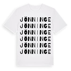 Jönninge ordlek t-shirt – ekologisk bomull t-shirt från Pinshirt