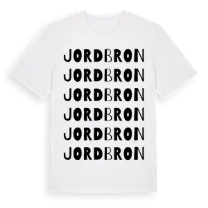 Jordbron ordlek t-shirt – ekologisk bomull t-shirt från Pinshirt