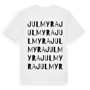 Julmyra ordlek t-shirt – ekologisk bomull t-shirt från Pinshirt