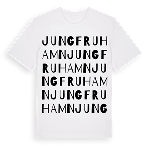 Jungfruhamn ordlek t-shirt – ekologisk bomull t-shirt från Pinshirt