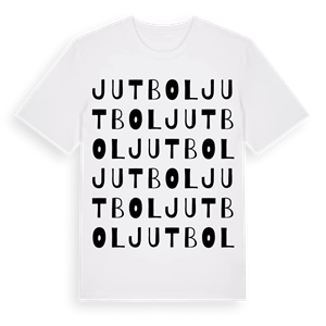 Jutbol ordlek t-shirt – ekologisk bomull t-shirt från Pinshirt