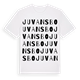 White t-shirt med Juvansbo ordlek t-shirt