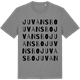 Mid Heather Gray t-shirt med Juvansbo ordlek t-shirt