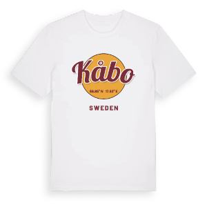 Kåbo cirkel t-shirt – ekologisk bomull t-shirt från Pinshirt