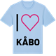 Blue Soul t-shirt med Jag älskar Kåbo t-shirt stort tryck