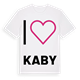 Jag älskar Kaby t-shirt stort tryck