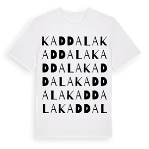 Kaddala ordlek t-shirt – ekologisk bomull t-shirt från Pinshirt