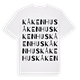 Kåkenhus ordlek t-shirt