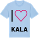 Blue Soul t-shirt med Jag älskar Kala t-shirt stort tryck