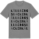 Mid Heather Gray t-shirt med Källbergsbacken ordlek t-shirt