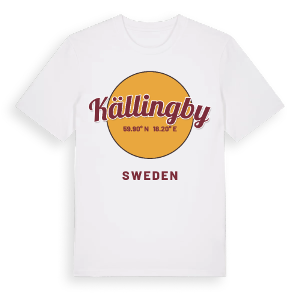Källingby cirkel t-shirt – ekologisk bomull t-shirt från Pinshirt
