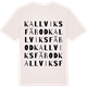 Vintage White t-shirt med Kallviks fäbod ordlek t-shirt