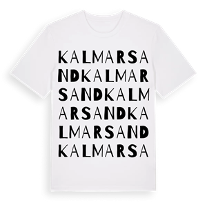 Kalmarsand ordlek t-shirt – ekologisk bomull t-shirt från Pinshirt
