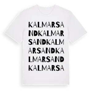 Kalmarsand ordlek t-shirt – ekologisk bomull t-shirt från Pinshirt