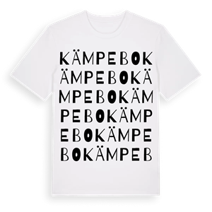 Kämpebo ordlek t-shirt – ekologisk bomull t-shirt från Pinshirt
