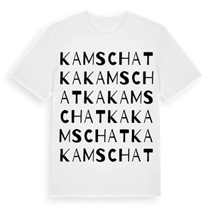 Kamschatka ordlek t-shirt – ekologisk bomull t-shirt från Pinshirt