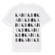 Kanikbo ordlek t-shirt