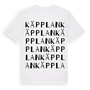 Käpplan ordlek t-shirt – ekologisk bomull t-shirt från Pinshirt