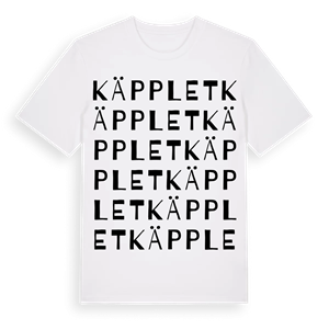 Käpplet ordlek t-shirt – ekologisk bomull t-shirt från Pinshirt