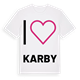 Jag älskar Karby t-shirt stort tryck