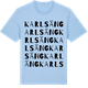 Blue Soul t-shirt med Karlsäng ordlek t-shirt