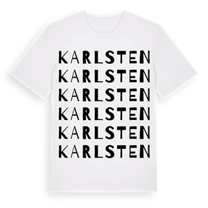 Karlsten ordlek t-shirt – ekologisk bomull t-shirt från Pinshirt
