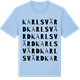 Blue Soul t-shirt med Karlsvärd ordlek t-shirt