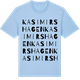 Blue Soul t-shirt med Kasimirshagen ordlek t-shirt