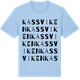 Blue Soul t-shirt med Kassviken ordlek t-shirt