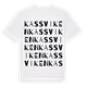 Kassviken ordlek t-shirt