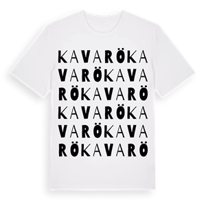 Kavarö ordlek t-shirt – ekologisk bomull t-shirt från Pinshirt