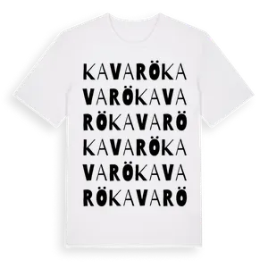 Kavarö ordlek t-shirt – ekologisk bomull t-shirt från Pinshirt