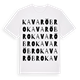 Kavaröbro ordlek t-shirt
