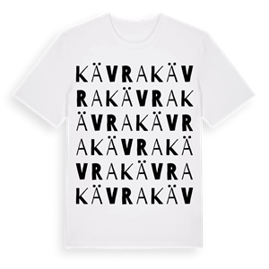 Kävra ordlek t-shirt – ekologisk bomull t-shirt från Pinshirt
