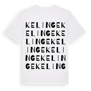 Kelinge ordlek t-shirt – ekologisk bomull t-shirt från Pinshirt