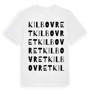 Kilbovret ordlek t-shirt – ekologisk bomull t-shirt från Pinshirt