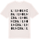 Vintage White t-shirt med Kilholmen ordlek t-shirt
