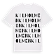 Kilholmen ordlek t-shirt