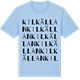 Blue Soul t-shirt med Kilkällan ordlek t-shirt