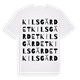 Kilsgärdet ordlek t-shirt