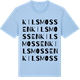 Blue Soul t-shirt med Kilsmossen ordlek t-shirt